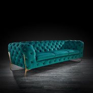 Regina Dark Green 2 Pc Sofa Set By Roberto Grassie