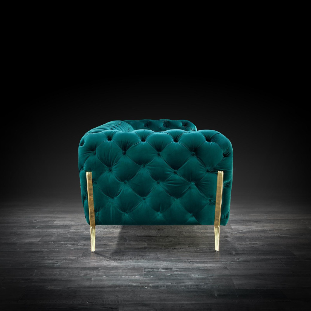 Regina Dark Green 2 Pc Sofa Set By Roberto Grassie