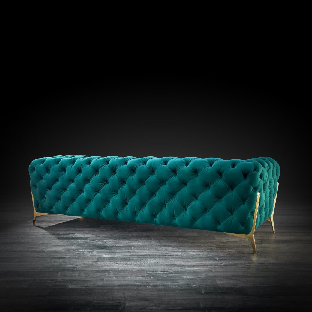 Regina Dark Green 2 Pc Sofa Set By Roberto Grassie