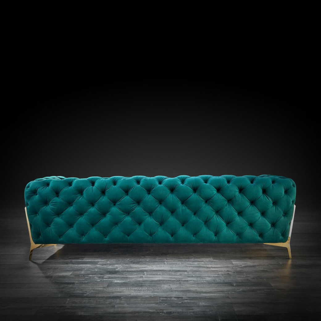 Regina Dark Green 2 Pc Sofa Set By Roberto Grassie