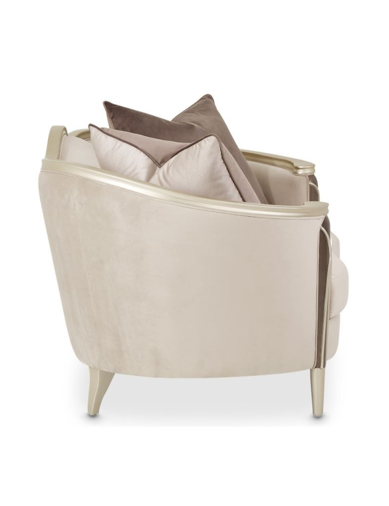 Loveseat Villa Cherrie Hazelnut Collection By Michael Amini