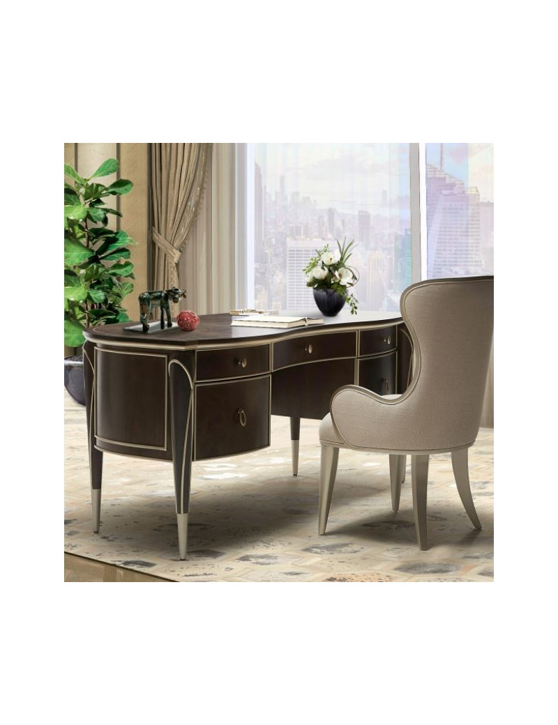 Desk Villa Cherrie Hazelnut Collection By Michael Amini