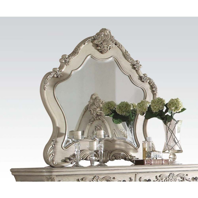 27010Q Bedroom Antique White Wash Finish Ragenardus Collection By Acme Furniture
