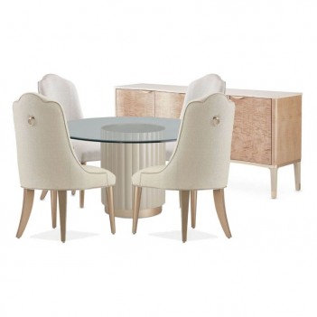 Round Dining Table Malibu Crest by Michael Amini