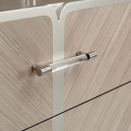 Highboy Vertical Storage Cabinet-Chest Of Drawers Lanterna Collection By Michael Amini