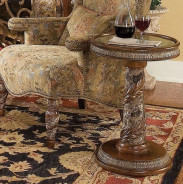 Chair Side Table Villa Valencia Collection by Michael Amini