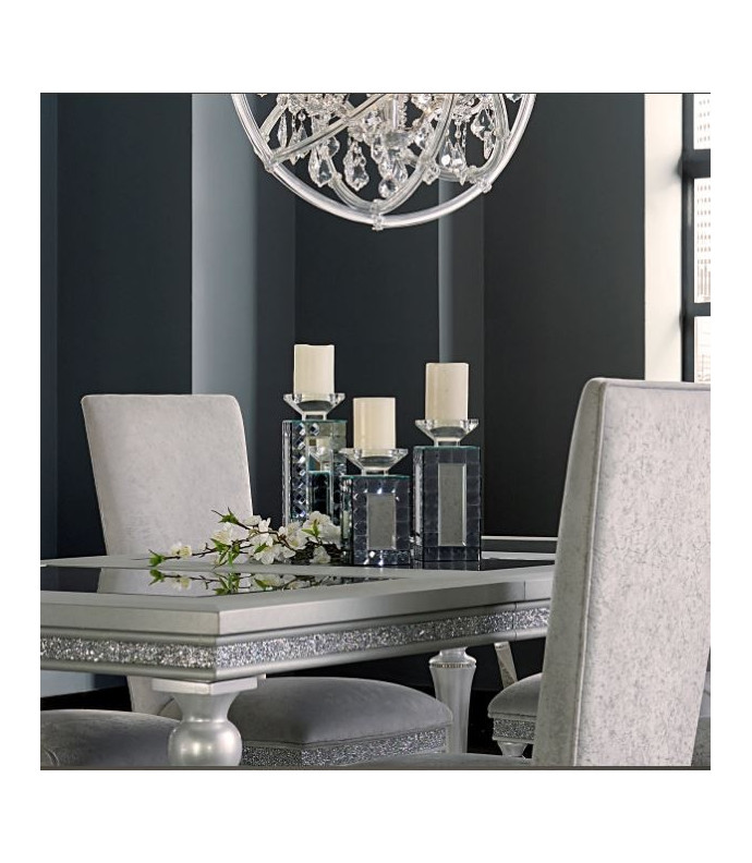Aico Montreal Mirrored Candle Holder Large (6/Pack)