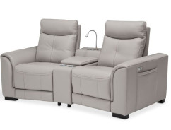 Mia Bella Bentley Loveseat Set W/Motion (3 PC) By Michael Amini