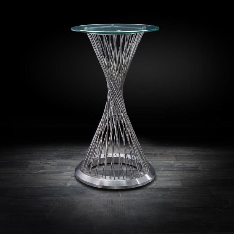 Helix Bar Table | Silver By Roberto Grassie