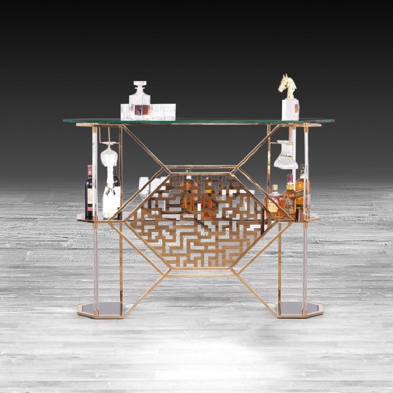 Varossi Bar Table | Rose Gold By Roberto Grassie