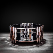Illusion Round Coffee Table | Silver by Roberto Grassie