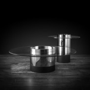 Cerchio Round Coffee Table | Silver By Roberto Grassie