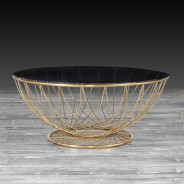 Torcere Coffee Table | Gold By Roberto Grassie
