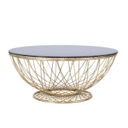 Torcere Coffee Table | Gold By Roberto Grassie