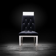 Gianna Silver Dining Chair By Roberto Grassie