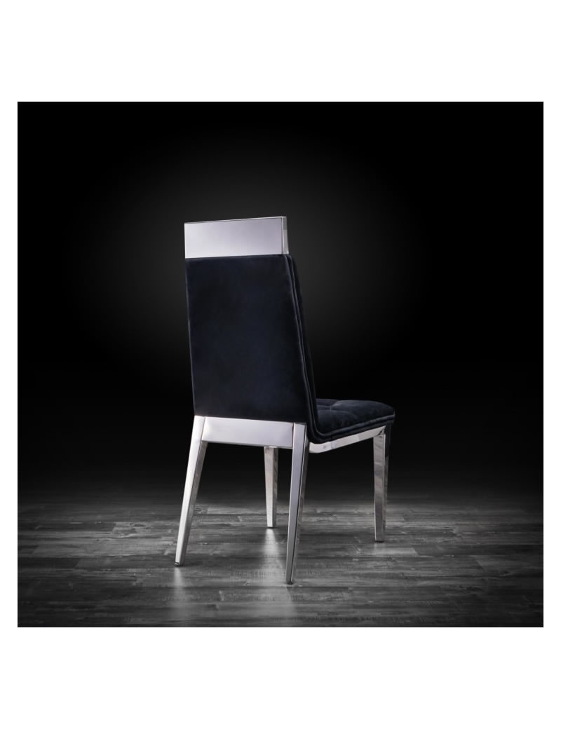 Gianna Silver Dining Chair By Roberto Grassie