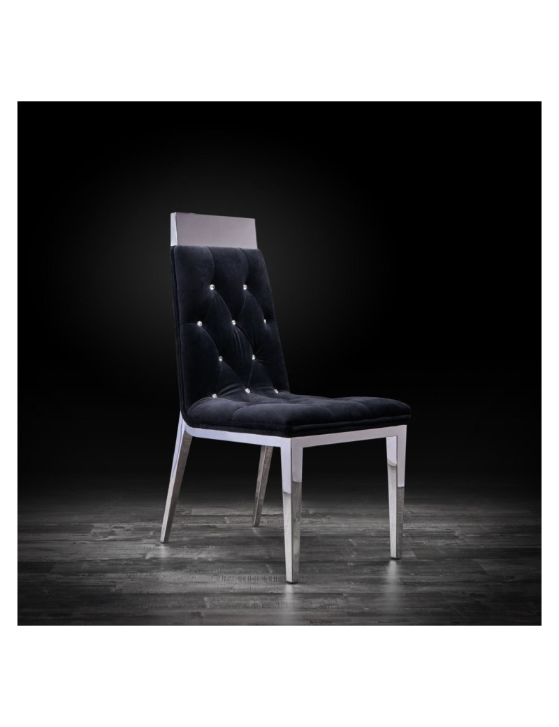 Gianna Silver Dining Chair By Roberto Grassie