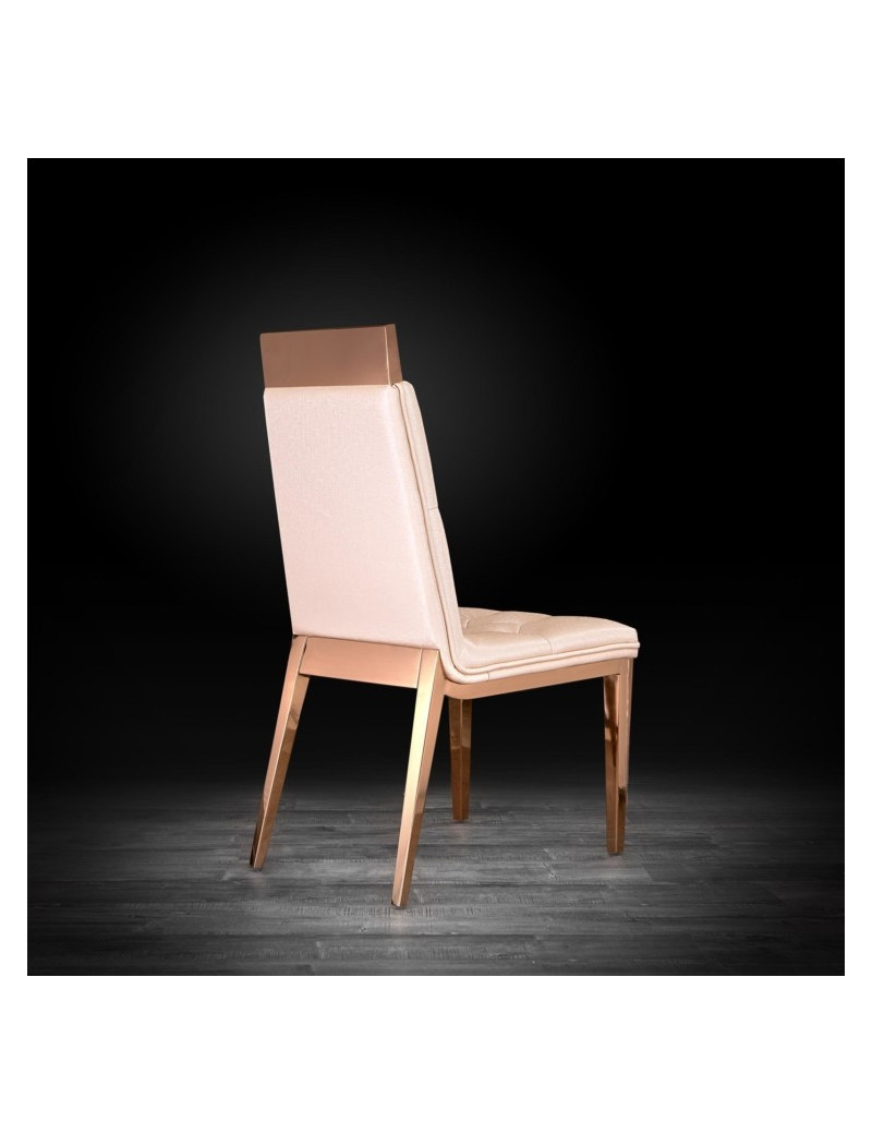 Gianna Rose Gold Dining Chair By Roberto Grassie
