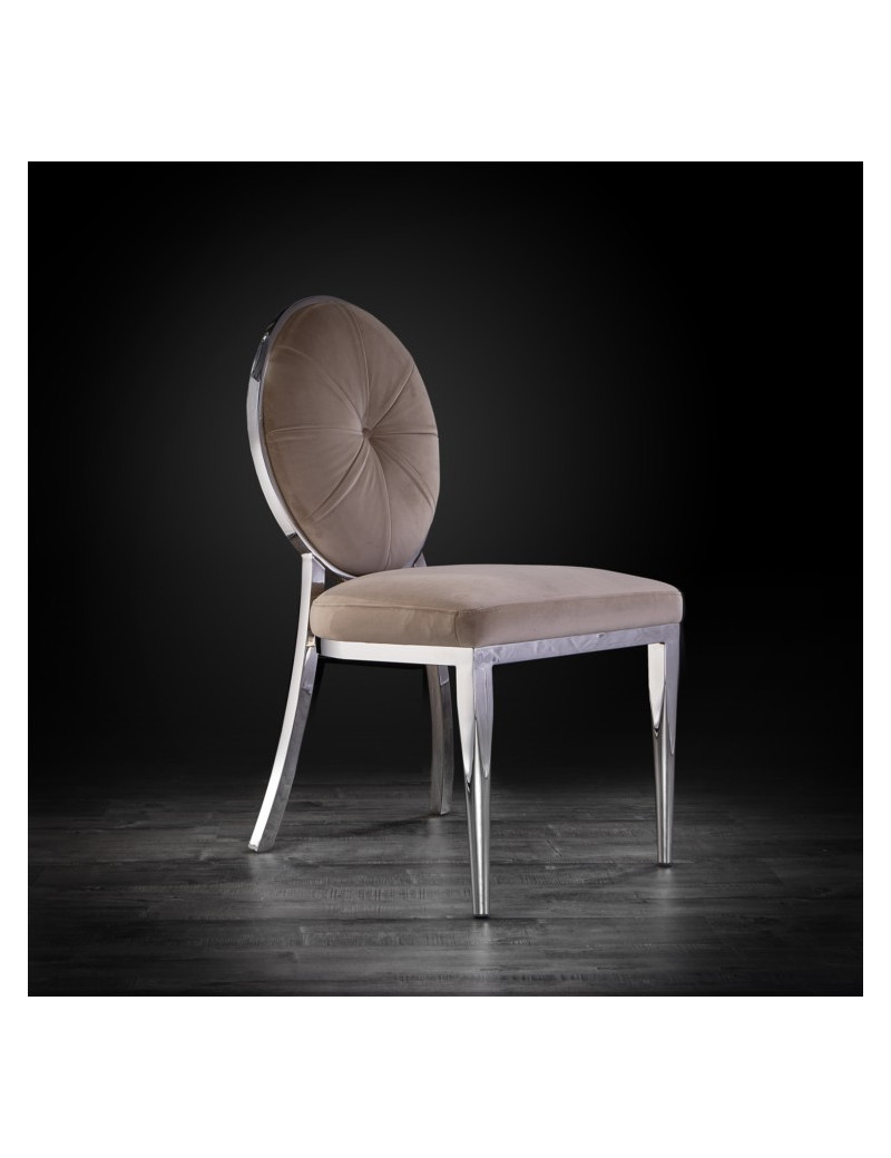Regina Silver Luxury Dining Chair By Roberto Grassie