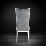 Massimo Silver Dining Chair By Roberto Grassie