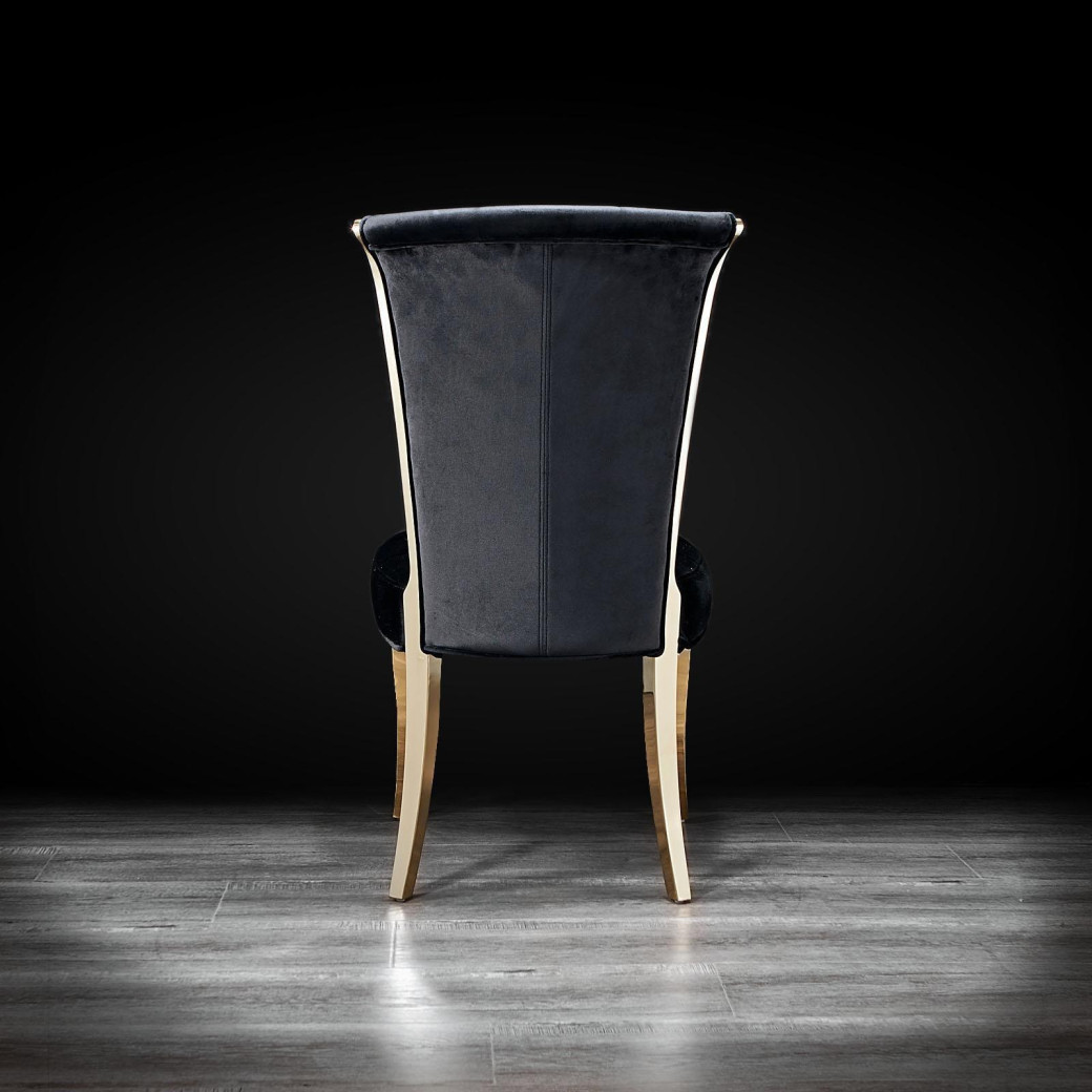 Massimo Rose Gold Dining Chair By Roberto Grassie
