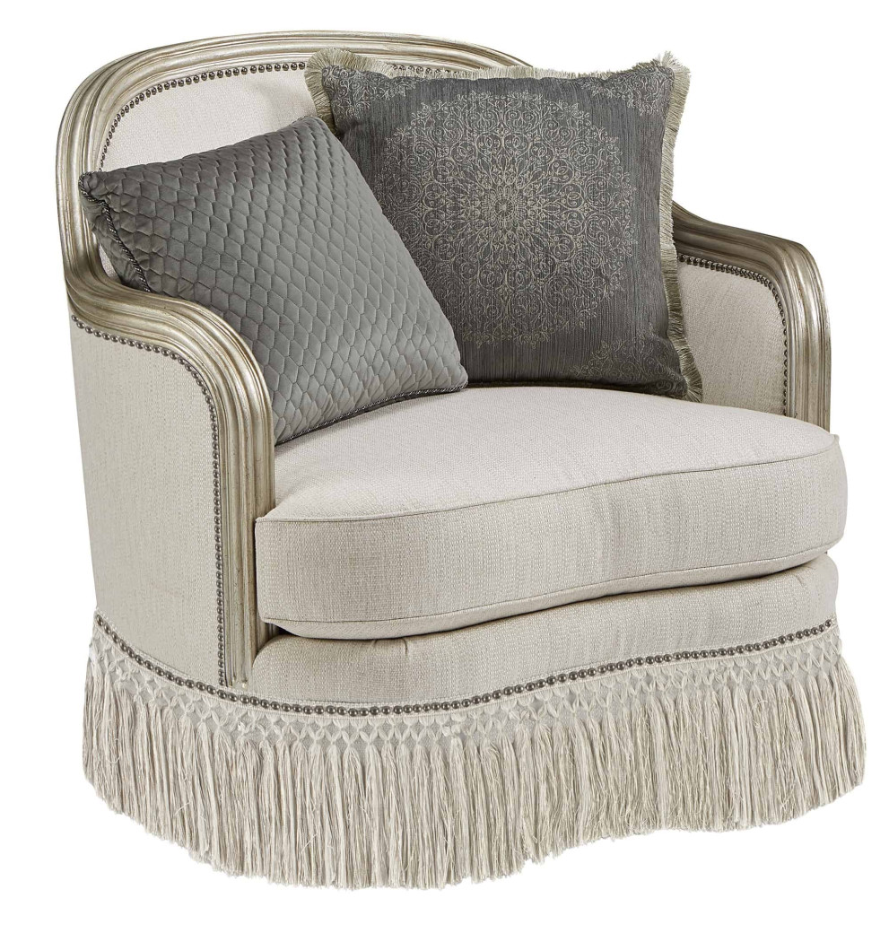 European-inspired Giovanna Bezel Sofa By A.R.T. Furniture