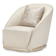 La Rachelle Swivel Chair Gold Rush MdChampagne By Michael Amini.9034839-GDRSH-136