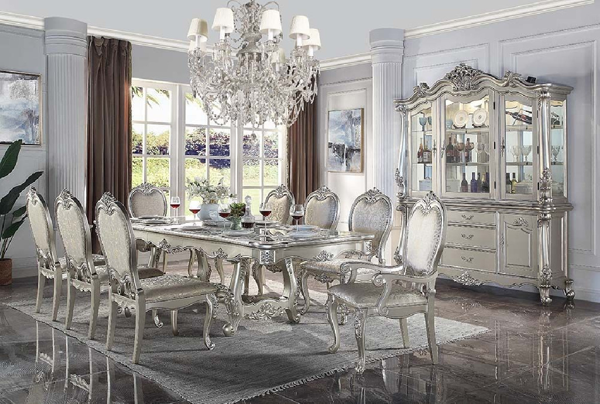 DN01368 Champagne Finish Dining Room Bently Collection By Acme Furniture