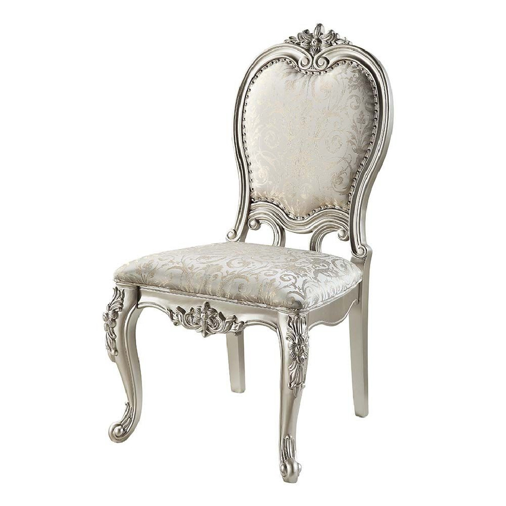 DN01367 7PC Champagne Finish Dining Room Bently Collection By Acme Furniture