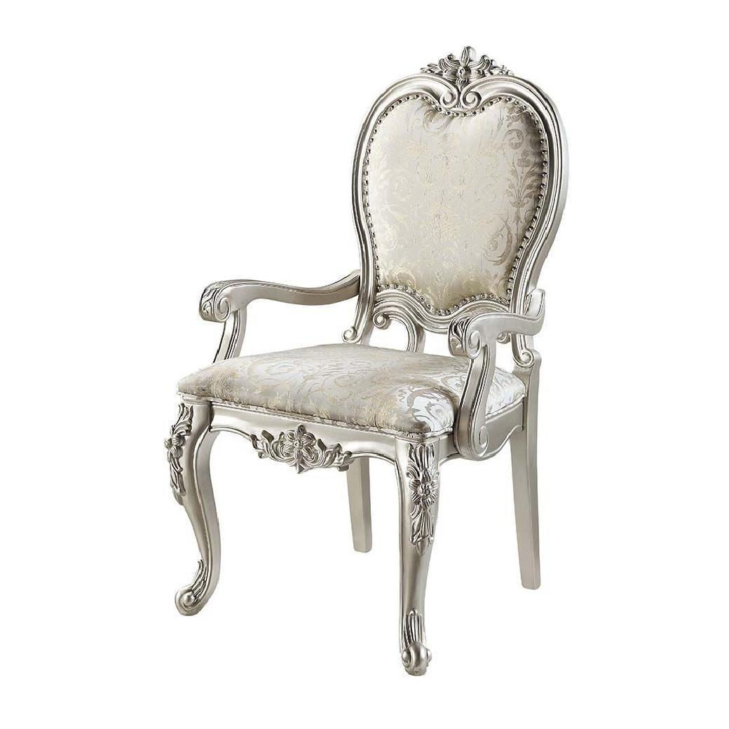 DN01367 7PC Champagne Finish Dining Room Bently Collection By Acme Furniture