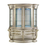 DN 01197 PU Champagne & Gold Finish Dining Room Victorian Style Danae Collection By Acme Furniture