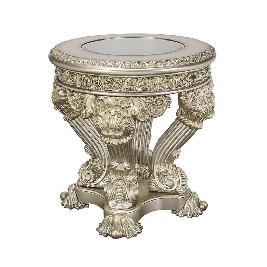 LV 01193 Lavish Classic Champagne & Gold Finish Living Room Danae Collection By Acme Furniture Collections