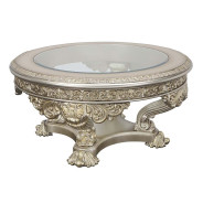LV 01202 Lavish Classic Champagne & Gold Finish Coffee Table Danae Collection By Acme Furniture