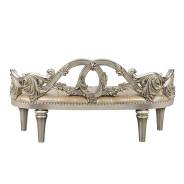 BD 01239 Lavish Classic PU Champagne & Gold Finish Bench Danae Collection By Acme Furniture