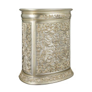 BD 01241Lavish Classic EK PU & Antique Gold Finish Sorina Collection By Acme Furniture
