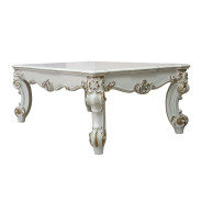 LV01332 Antique Pearl Finish Coffee Table Vendome II Collection By Acme Furniture