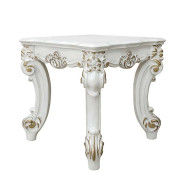 LV01332 Antique Pearl Finish Coffee Table Vendome II Collection By Acme Furniture