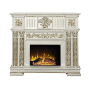 AC01313 Antique Pearl Finish Fireplace Vendome II Collection By Acme Furniture