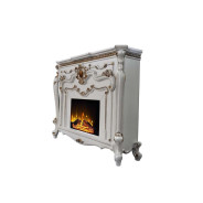 AC01345 Antique Pearl Finish Fireplace Picardy Collection by Acme Furniture