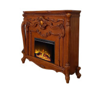 AC01344 Honey Oak Finish Fireplace Picardy Collection By Acme Furniture