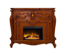 AC01344 Honey Oak Finish Fireplace Picardy Collection By Acme Furniture