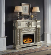AC01311 Gold Patina Finish Fireplace Vendome II Collection By Acme Furniture