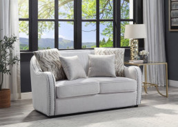 LV00578 Beige Linen Living Room Mahler Collection By Acme Furniture