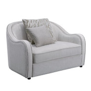 LV00578 Beige Linen Living Room Mahler Collection By Acme Furniture