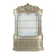 DN 01211 Lavish Classic  Antique Silver & Gold Finish Curio Sorina Collection By Acme Furniture