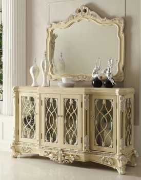 HD 5800 Victorian Style Buffet In Newberry II (Cream) Finish By Homey Design