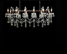 LT-CH956-12BLK Michael Amini Lighting - Gloucester 12 Light Chandelier
