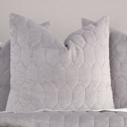 Affluent 3pc Queen Quilt Set Dove By Michael Amini  BCS-QQT3-AFLUNT-DOV