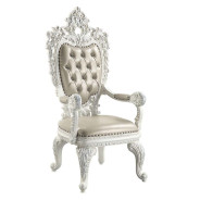 DN 00678 Lavish Classic Antique White Wash Finish Dining Room Vanaheim Collection By Acme Furniture