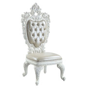 DN 00678 Lavish Classic Antique White Wash Finish Dining Room Vanaheim Collection By Acme Furniture